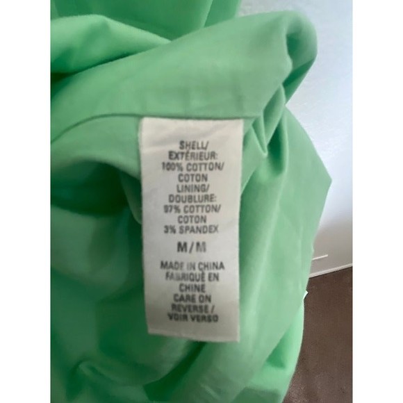 Gianni Bin spaghetti strap Mint green Empire waist 100% Cotton Sun Dress size M - Picture 4 of 4